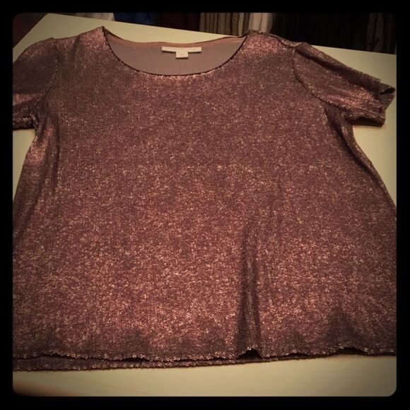 Copper Metallic Sequined Top - Picture 5 of 7
